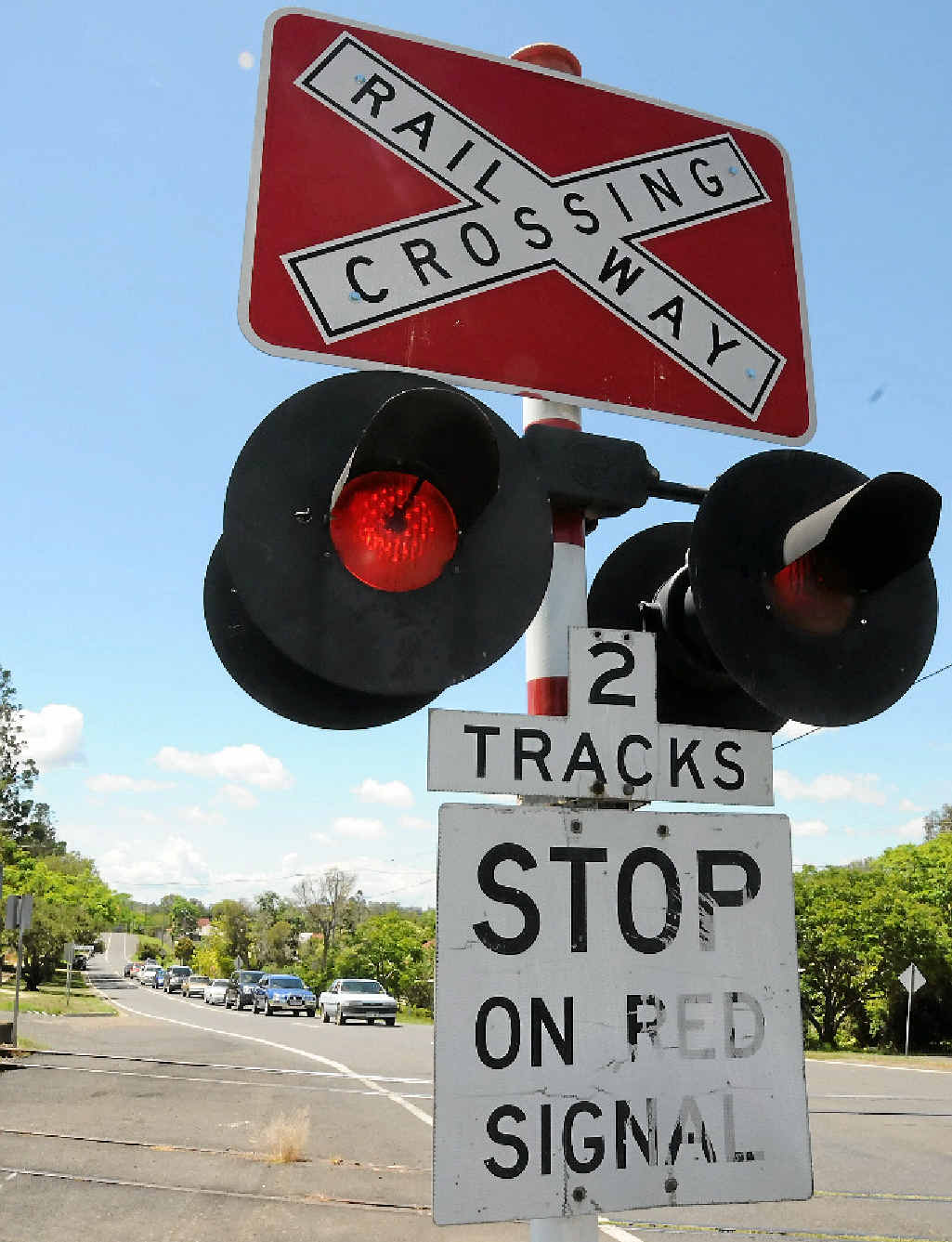 DO THE RIGHT THING: Near misses at level crossing last year has authorities warning Gympie region residents of the dangers. DO THE RIGHT THING: Near misses at level crossing last year has authorities warning Gympie region residents of the dangers.